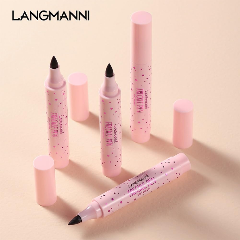 Natural Freckle Pen,Waterproof Freckle Dot Makeup Pen for Long-Lasting Beauty