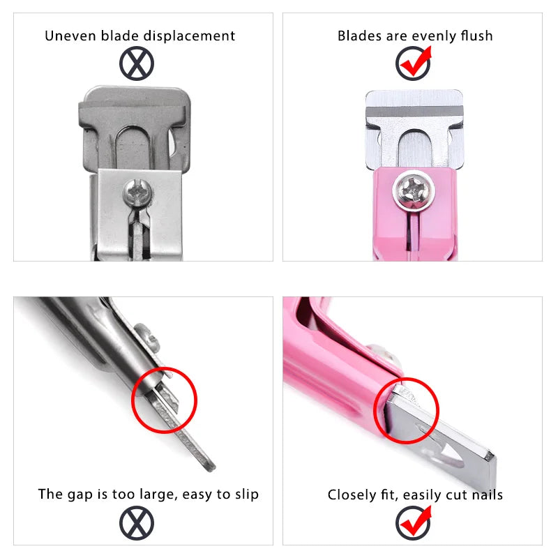 Stainless Steel U-Type Edge Trimmer for Fake & Artificial Nail Tips