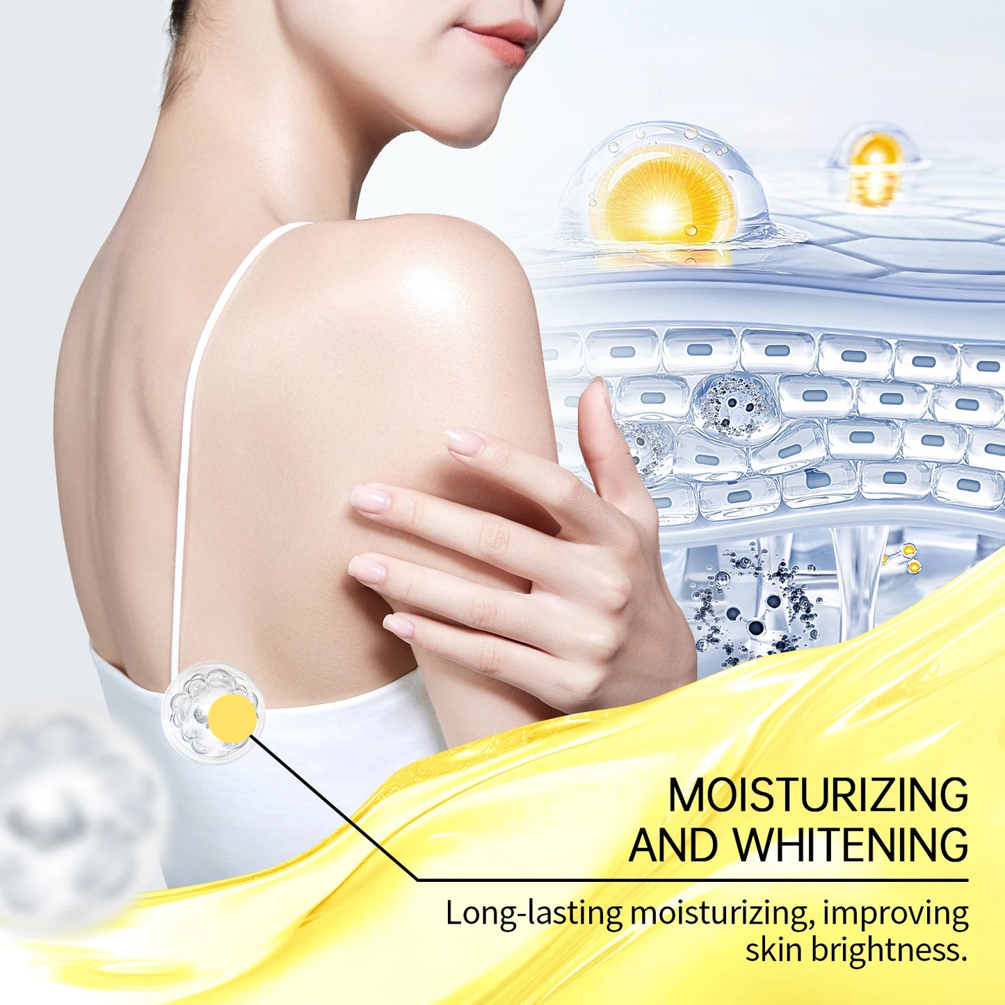 Viareline Collagen Body Wash Gel with Long-Lasting Fragrance & Oil Control