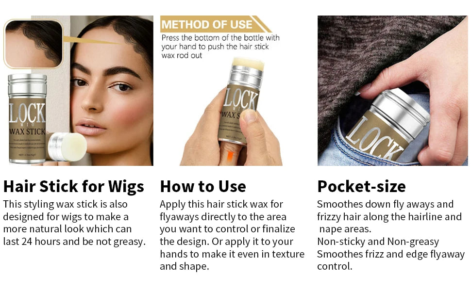 Long-Lasting Styling Pomade for Women & Kids | Controls Frizz, Flyaways & Edges