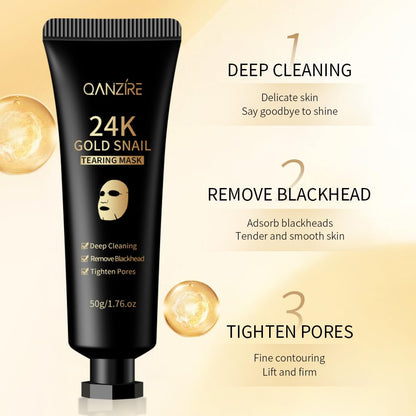 LAIKOU 24K Gold Sakura Peeling Face Mask