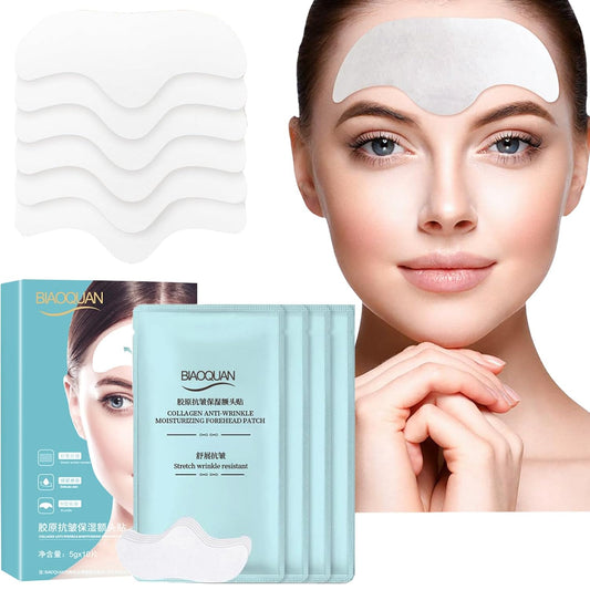 Organic Forehead Wrinkle Removal Patches, Anti-Aging & Firming Gel Stickers (30 PCS)