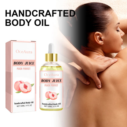 Oceaura Peach Scent Body Oil, Firming & Skin Texture Care
