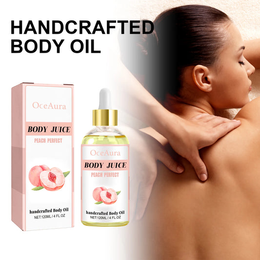 Oceaura Peach Scent Body Oil, Firming & Skin Texture Care