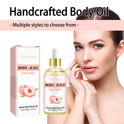 Oceaura Peach Scent Body Oil, Firming & Skin Texture Care