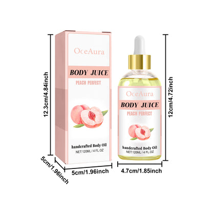 Oceaura Peach Scent Body Oil, Firming & Skin Texture Care