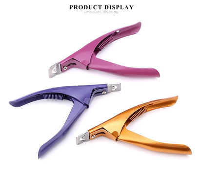Stainless Steel U-Type Edge Trimmer for Fake & Artificial Nail Tips