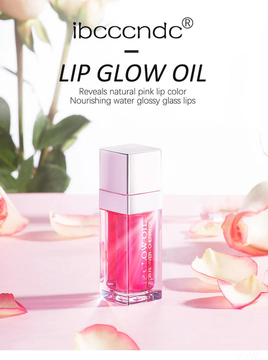 Organic Lip Plumping Gloss Oil Tint for Soft, Pink, Fuller Lips