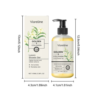 Viareline Collagen Body Wash Gel with Long-Lasting Fragrance & Oil Control