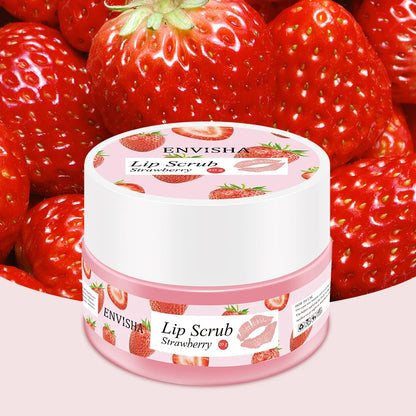 Strawberry Lip Scrub, Lip Wrinkles, Dry Dead Skin