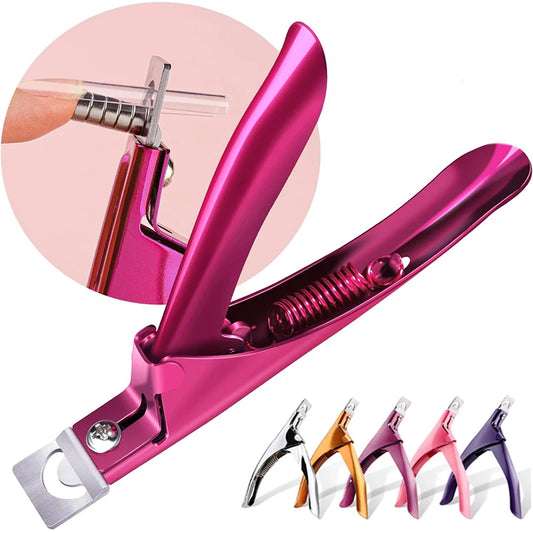 Stainless Steel U-Type Edge Trimmer for Fake & Artificial Nail Tips
