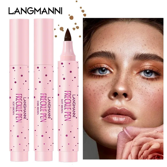 Natural Freckle Pen,Waterproof Freckle Dot Makeup Pen for Long-Lasting Beauty